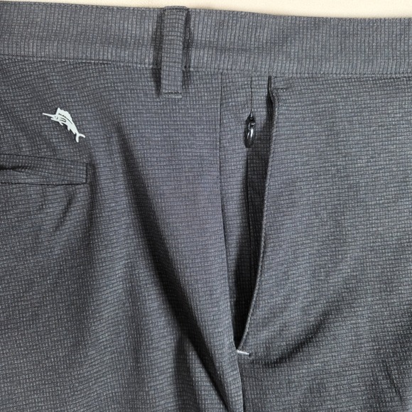 Tommy Bahama Other - Tommy Bahama Chip Shot Short Dark Grey Textured Performance Golf Shorts 48RG